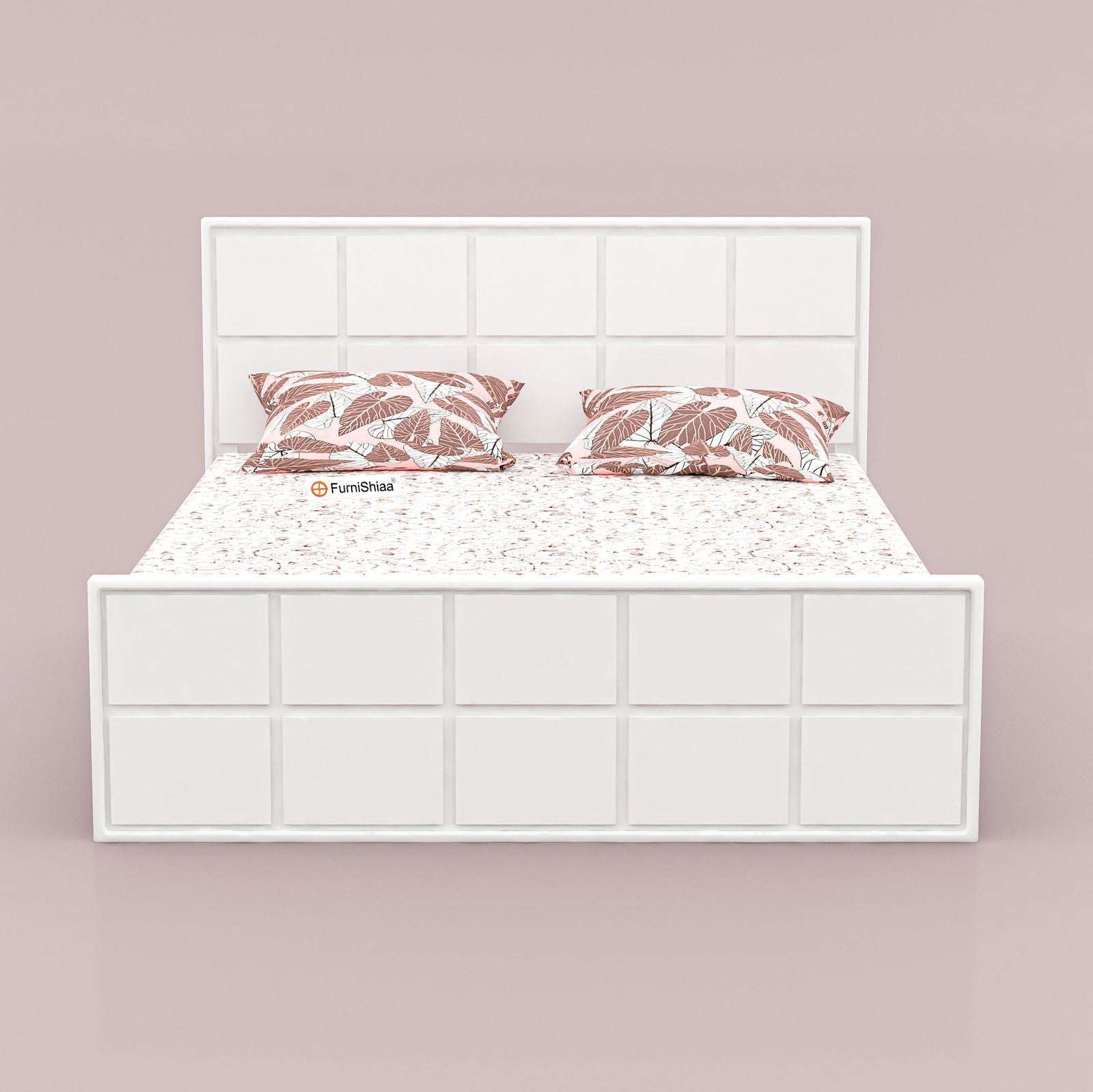 WoodCraft Blocks Minimal Wooden Bed - Furnishiaa -  -